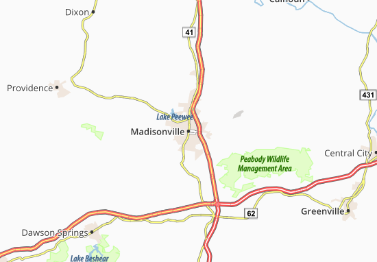 Madisonville Map