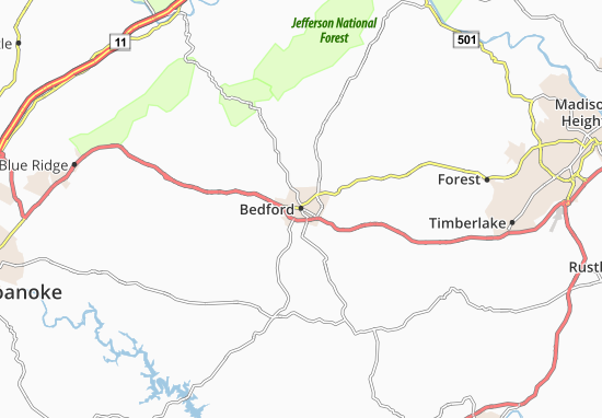 Bedford Map