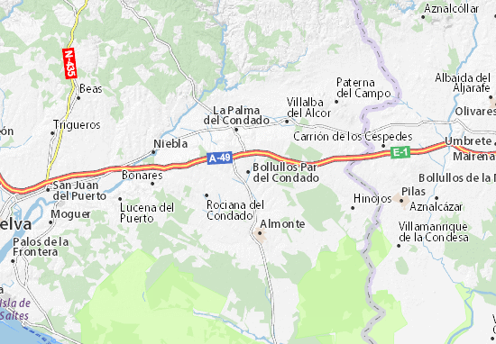 Bollullos Par del Condado Map