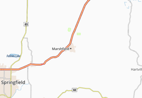 Mapa Marshfield