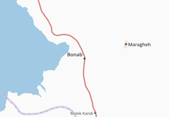 Karte Stadtplan Bonab