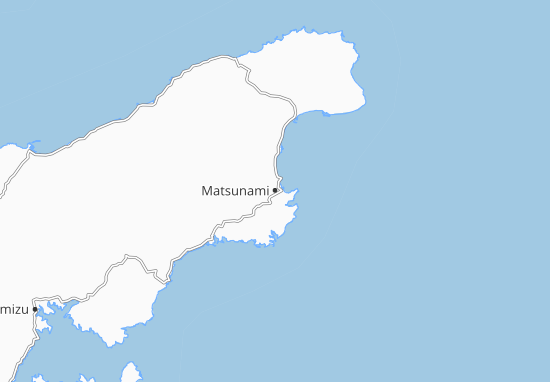 Mapa Matsunami