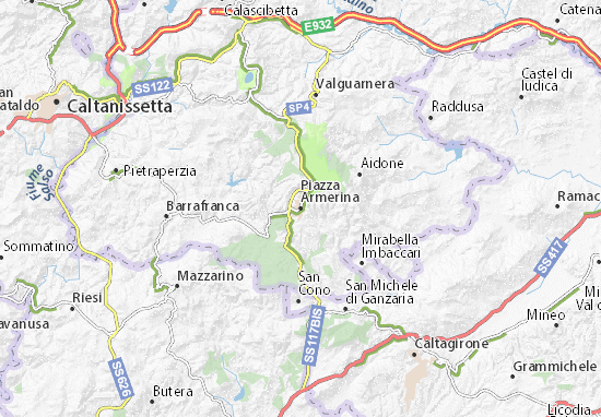 Piazza Armerina Map