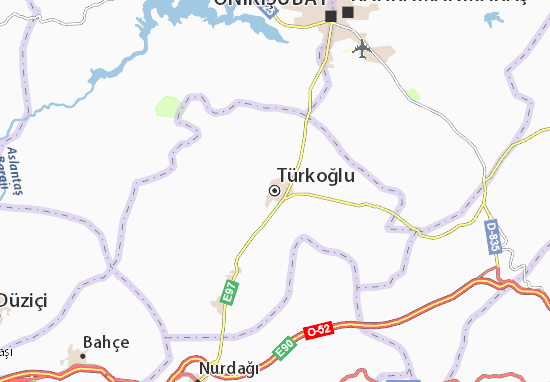 Carte-Plan Türkoğlu