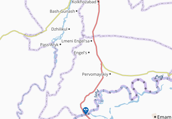 Mapa Yakhshskiy