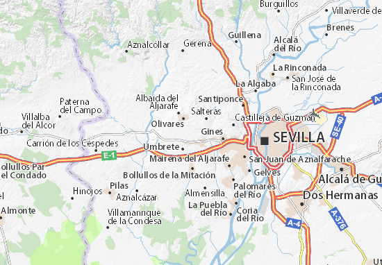Carte-Plan Villanueva del Ariscal