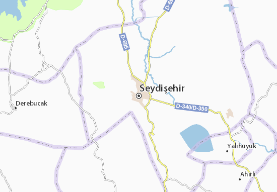 Kaart Plattegrond Seydişehir