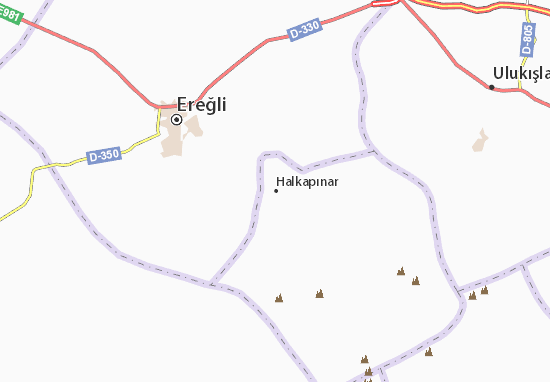 Halkapınar Map