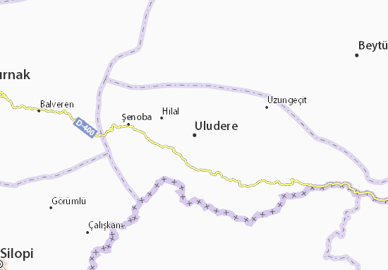 Uludere Map