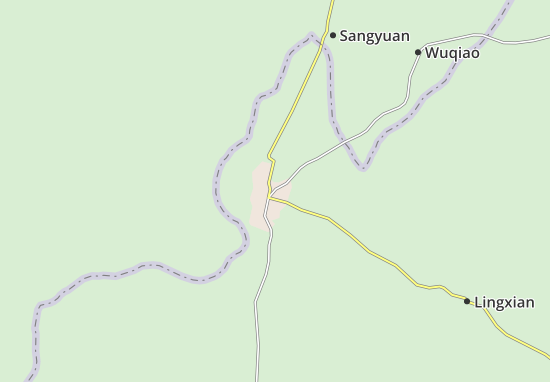 Kaart Plattegrond Dezhou