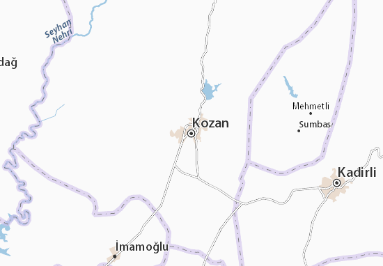 Kaart Plattegrond Kozan
