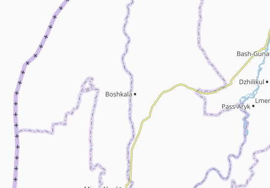 Karte Stadtplan Boshkala