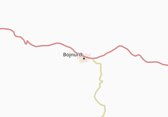 Bojnurd Map
