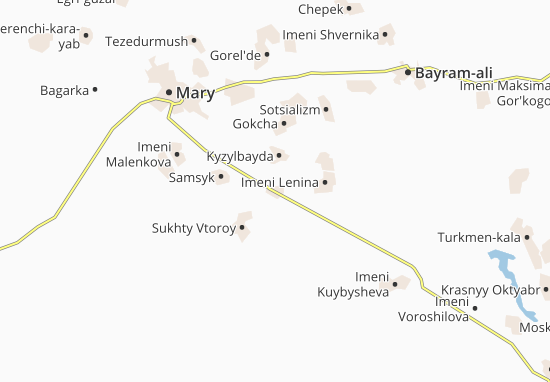 Karte Stadtplan Murgab