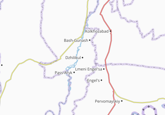 Mapa Dzhilikul