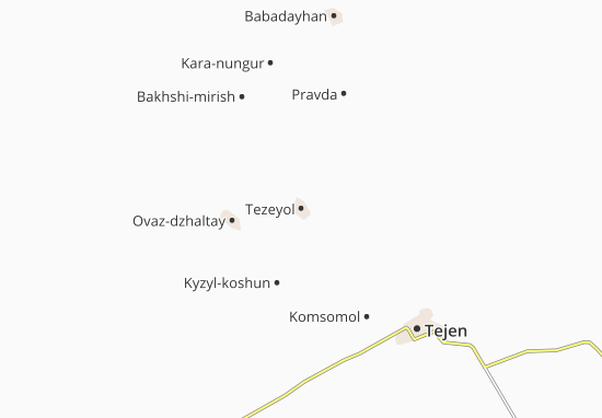 Mapa Tezeyol