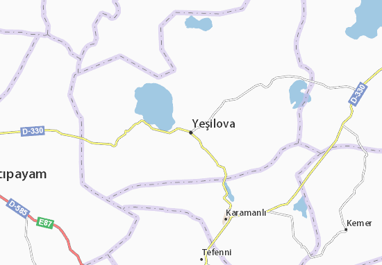 Karte Stadtplan Yeşilova