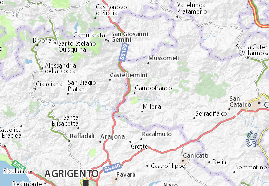 Kaart Plattegrond Campofranco