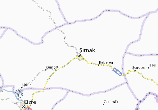 Şırnak Map