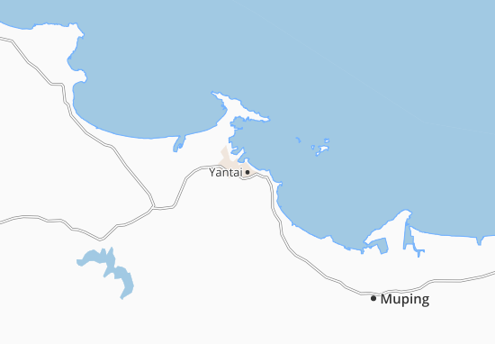 Mapa Yantai