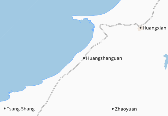 Karte Stadtplan Huangshanguan
