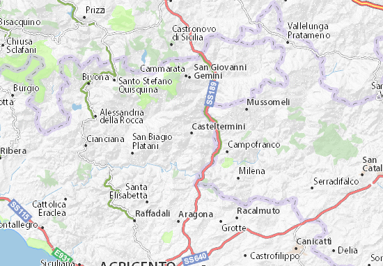 Carte-Plan Casteltermini