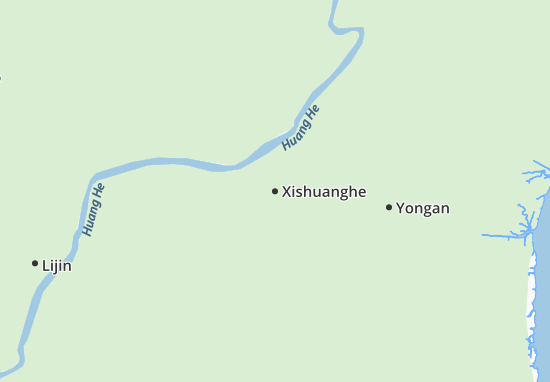 Kaart Plattegrond Xishuanghe