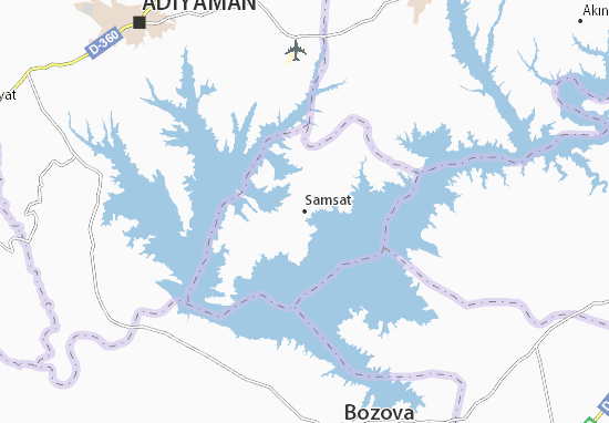 Karte Stadtplan Samsat