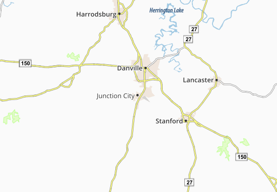 Kaart Plattegrond Junction City