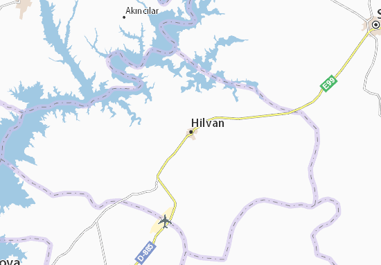 Karte Stadtplan Hilvan