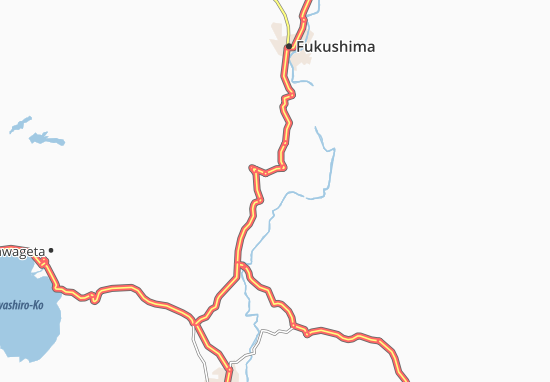 Kaart Plattegrond Nihonmatsu