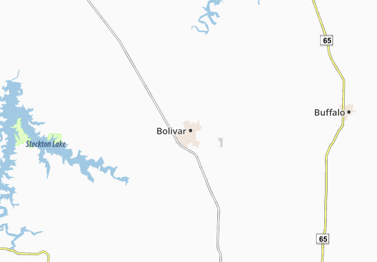Kaart Plattegrond Bolivar