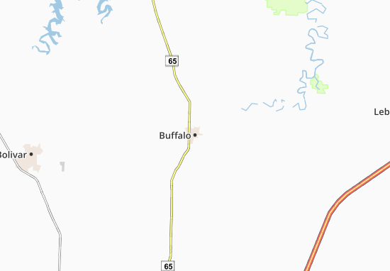 Kaart Plattegrond Buffalo