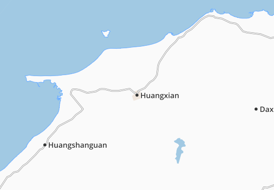 Karte Stadtplan Huangxian