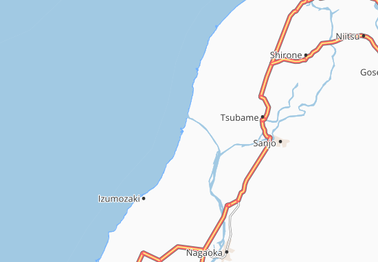 Mapa Teradomari