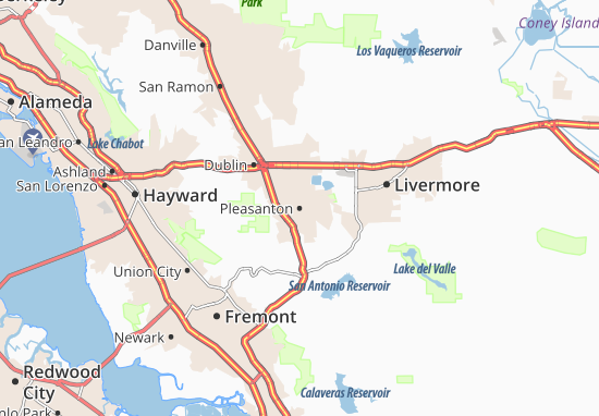 Pleasanton Map