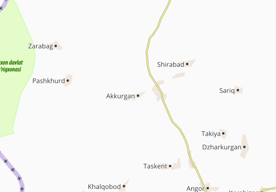 Mapa Akkurgan