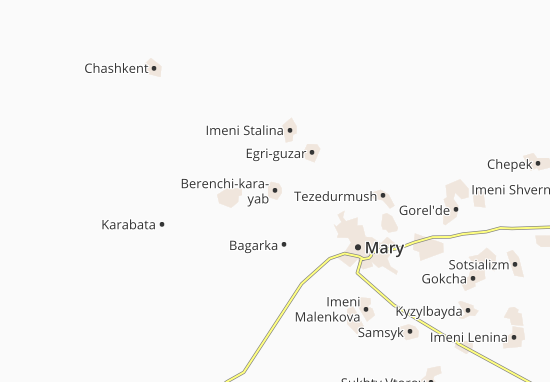 Karte Stadtplan Berenchi-kara-yab