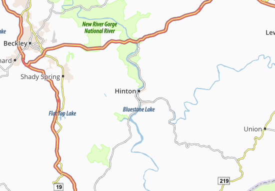 Mapa Hinton