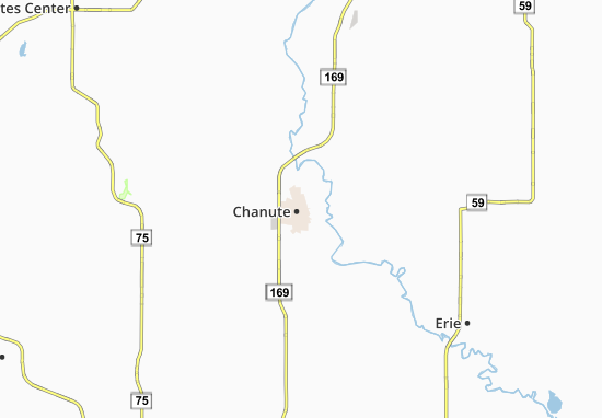 Mapa Chanute