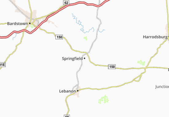 Mapa Springfield