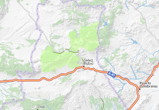 Mapa Vélez Blanco