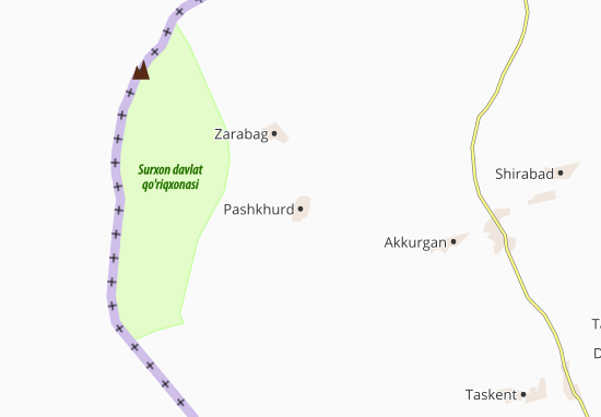 Kaart Plattegrond Pashkhurd