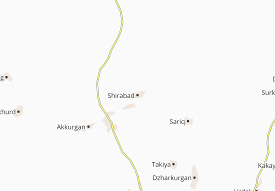 Karte Stadtplan Shirabad