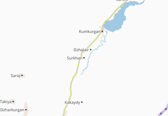 Kaart Plattegrond Surkhan