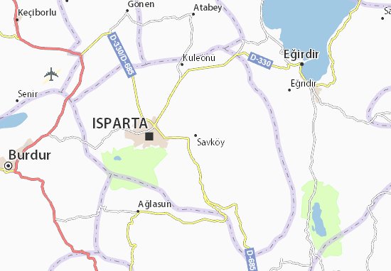 Karte Stadtplan Savköy