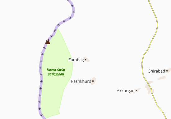 Mapa Zarabag