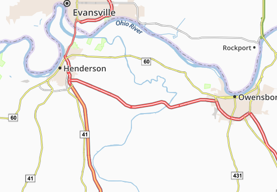 Mapa Hebbardsville