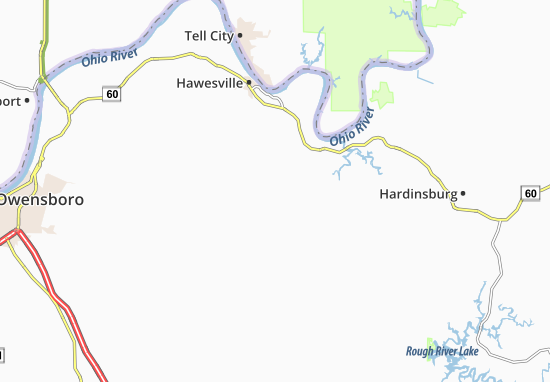 Mapa Patesville