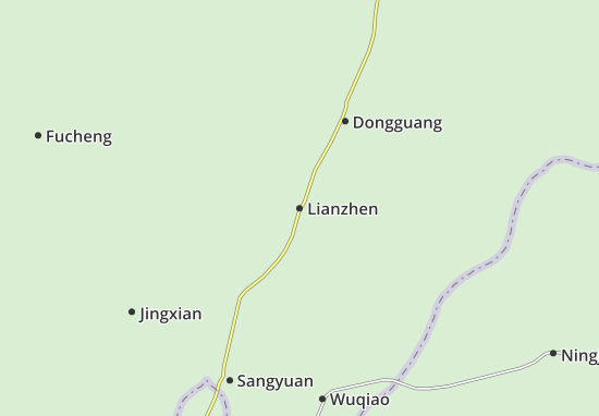 Karte Stadtplan Lianzhen